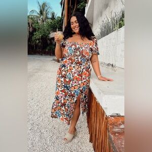 Show Me Your Mumu Brenda Midi Dress ~ Baileys Butterflies